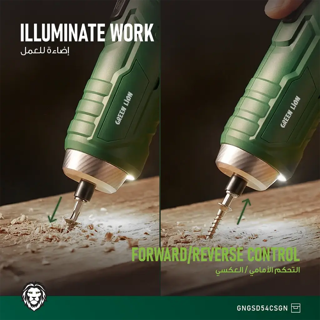 Green Lion GSD-54 Cordless Screwdriver 7 Green Lion GSD-54 Cordless Screwdriver - Image 7