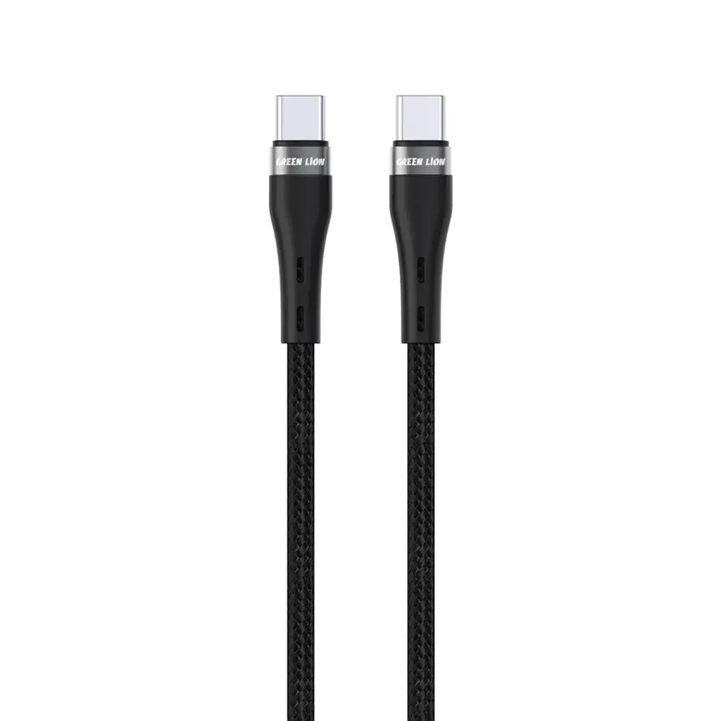 Green Lion USB-C to USB-C Braided Cable 2 Green Lion USB-C to USB-C Braided Cable - Image 2