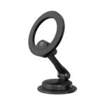 Levelo Aria MagSafe Car Phone Holder With Rotatable Base - Metallic Black