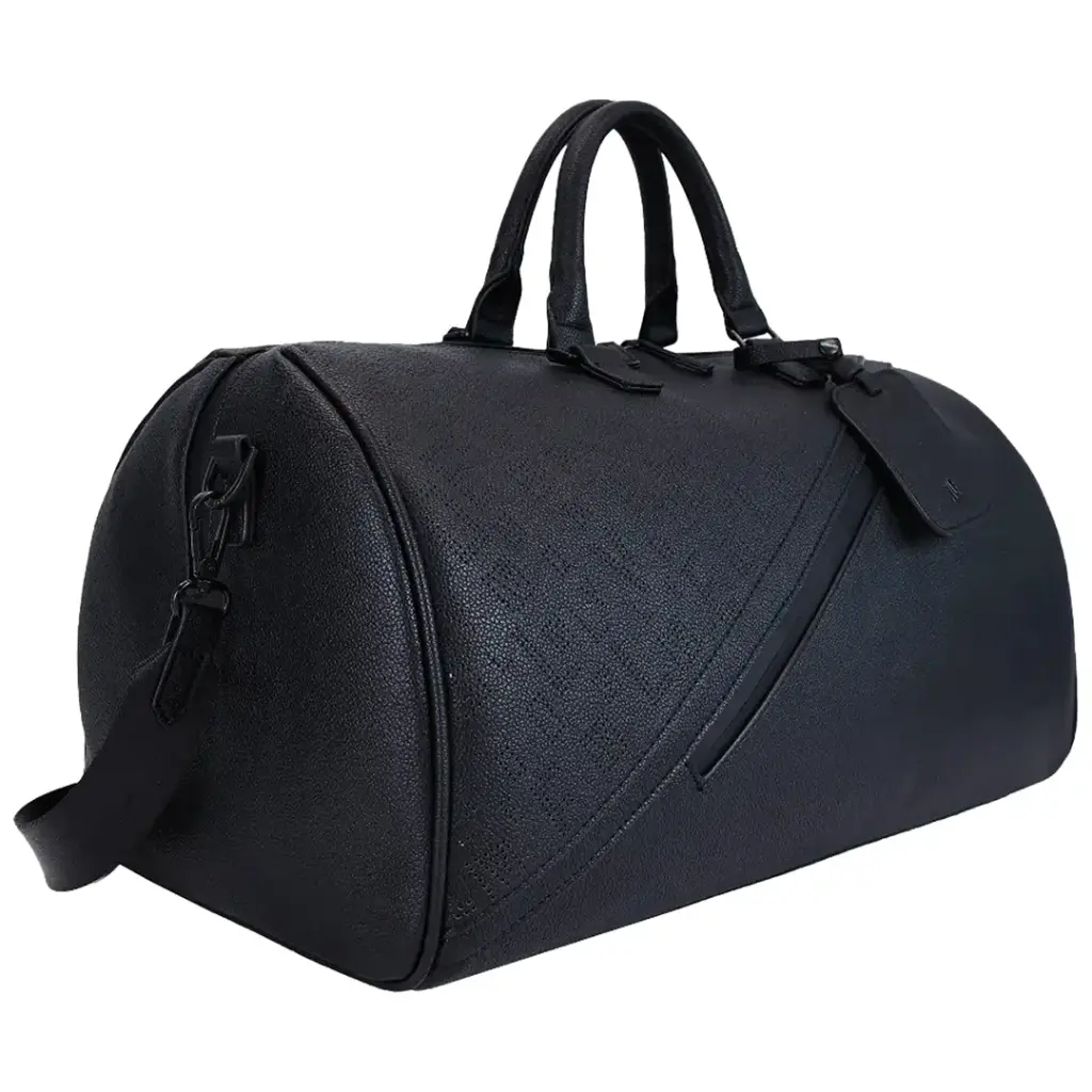 Levelo Carryall PU Leather Duffle Bag 4 Levelo Carryall PU Leather Duffle Bag - Image 4