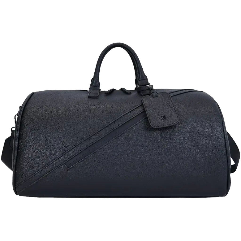 Levelo Carryall PU Leather Duffle Bag 2 Levelo Carryall PU Leather Duffle Bag - Image 2