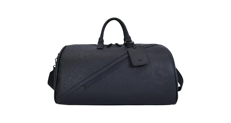 Levelo Carryall PU Leather Duffle Bag 1 Levelo Carryall PU Leather Duffle Bag