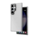 Levelo Clara Metallica PC Case For Samsung S24 Ultra - ClearBlack
