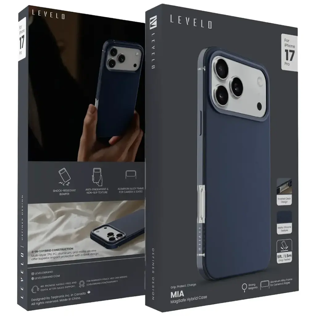 Levelo Mia MagSafe Hybrid Case for iPhone 17 Pro/Pro Max 4 Levelo Mia MagSafe Hybrid Case for iPhone 17 Pro/Pro Max - Image 4