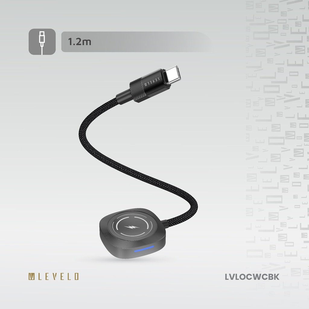 Levelo Otto Type-C Apple Watch Wireless Charger Cable - Image 6