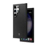 Levelo Ox Carbon Case For Samsung S24 Ultra - Carbon Black