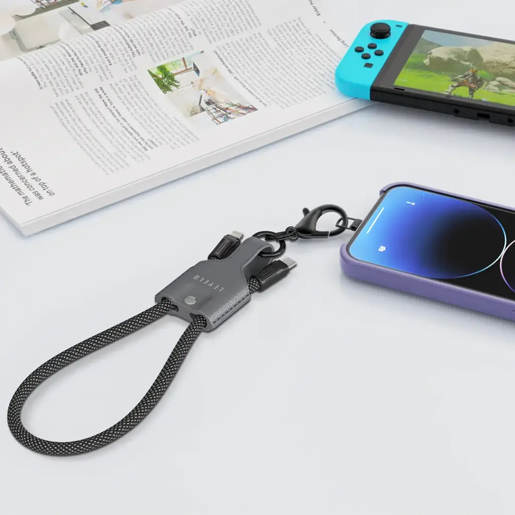 Levelo Tugo Type-C to Lightning 30W Lanyard Cable - Image 5