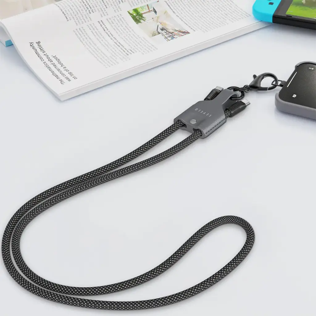 Levelo Tugo Type-C to Type-C 60W Lanyard Cable - Image 4