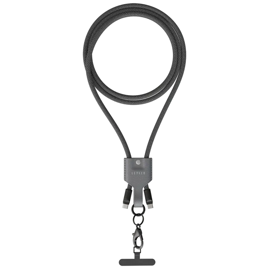 Levelo Tugo Type-C to Type-C 60W Lanyard Cable - Image 2