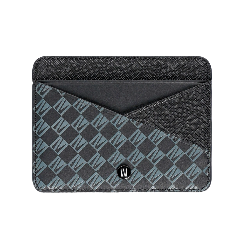 Levelo Tuxedo Monogram Leather Wallet 2 Levelo Tuxedo Monogram Leather Wallet - Image 2