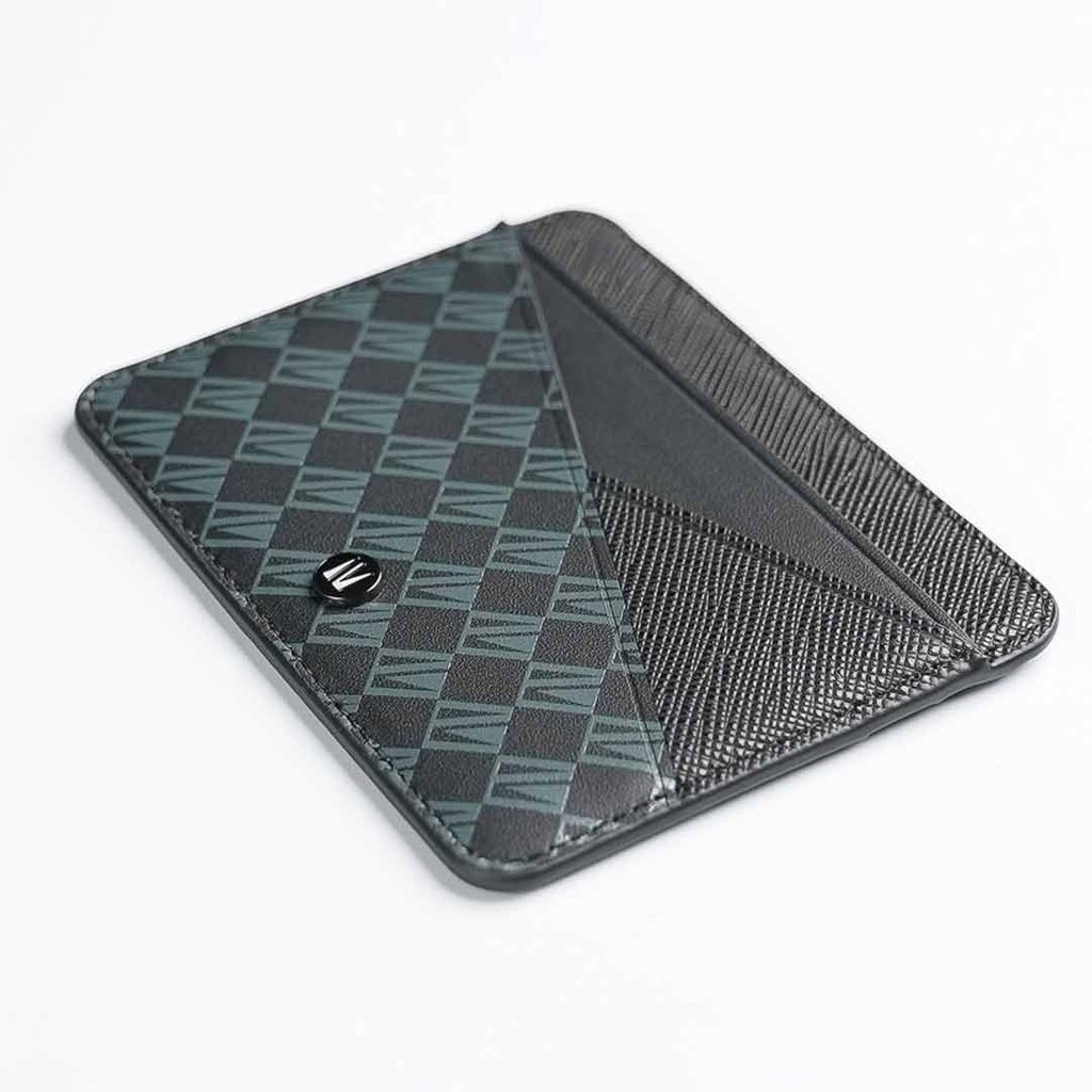 Levelo Tuxedo Monogram Leather Wallet 3 Levelo Tuxedo Monogram Leather Wallet - Image 3