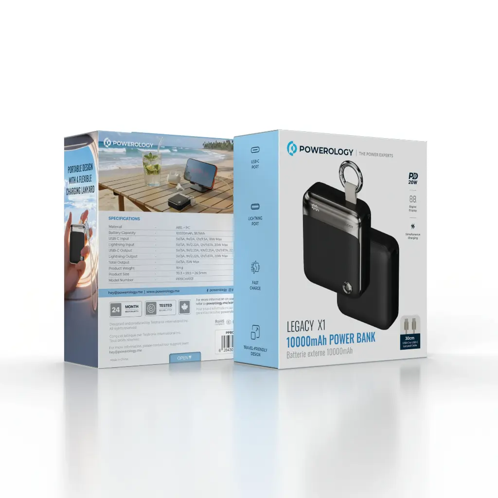 POWEROLOGY LEGACY X1 10000mAh POWER BANK 6 POWEROLOGY LEGACY X1 10000mAh POWER BANK - Image 6