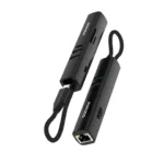 Porodo 8-In-1 Multi-Port USB Hub with 5Gbps Transfer Speed