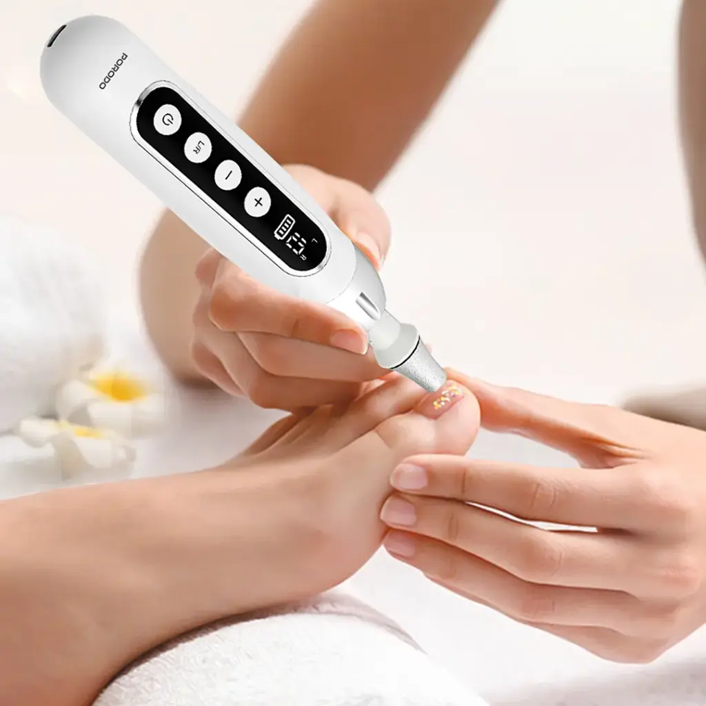Porodo 8-In-1 Rechargeable Electric Nail Drill with Manicure and Pedicure 6 Porodo 8-In-1 Rechargeable Electric Nail Drill with Manicure and Pedicure - Image 6