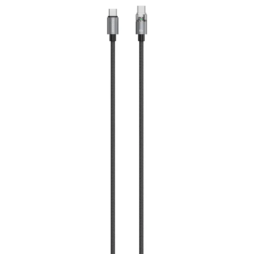 Porodo High-Speed 100W USB-C to USB-C Cable 2 Porodo High-Speed 100W USB-C to USB-C Cable - Image 2