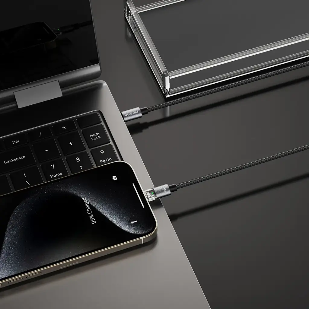 Porodo High-Speed 100W USB-C to USB-C Cable 4 Porodo High-Speed 100W USB-C to USB-C Cable - Image 4