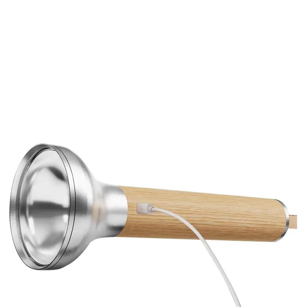 Porodo Lifestyle Birch 190 Wooden LED Flashlight - Wooden 3 Porodo Lifestyle Birch 190 Wooden LED Flashlight - Wooden - Image 3