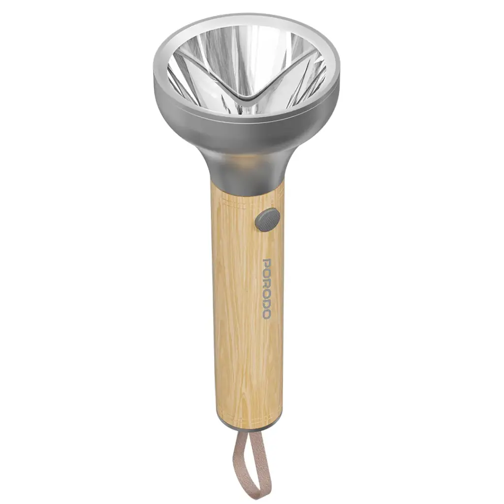 Porodo Lifestyle Birch 190 Wooden LED Flashlight - Wooden 5 Porodo Lifestyle Birch 190 Wooden LED Flashlight - Wooden - Image 5