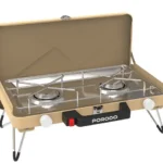 Porodo Lifestyle Dual Burner Foldable Camping Stove - Khaki