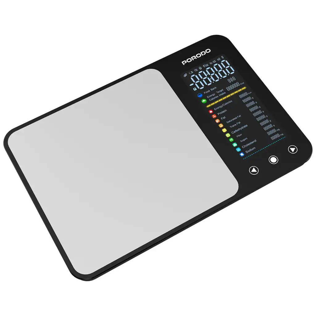Porodo Lifestyle Kalio Smart Food Kitchen Scale Measuring Tape with Nutritional Calculator 4 Porodo Lifestyle Kalio Smart Food Kitchen Scale Measuring Tape with Nutritional Calculator - Image 4