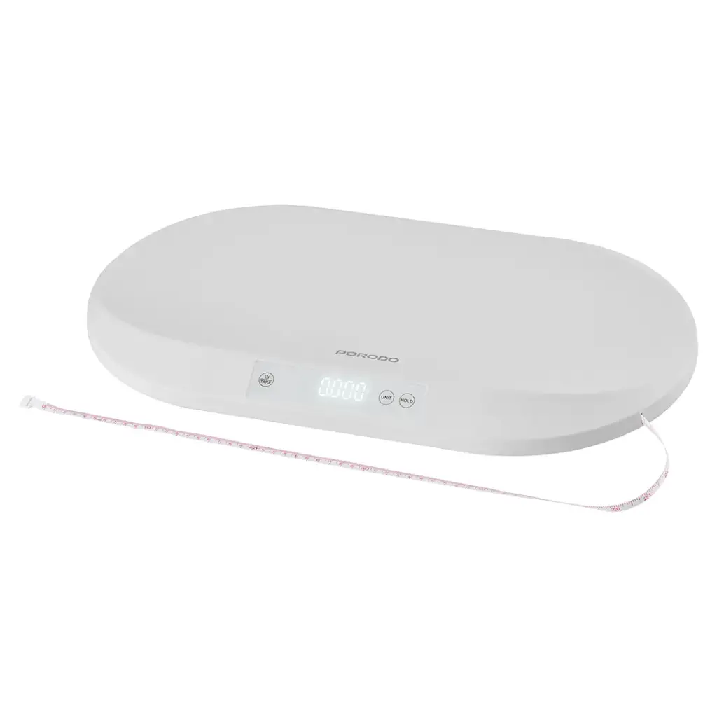 Porodo Lifestyle Minimeasure Electric Digital Baby Scale with Measuring Tape 3 Porodo Lifestyle Minimeasure Electric Digital Baby Scale with Measuring Tape - Image 3