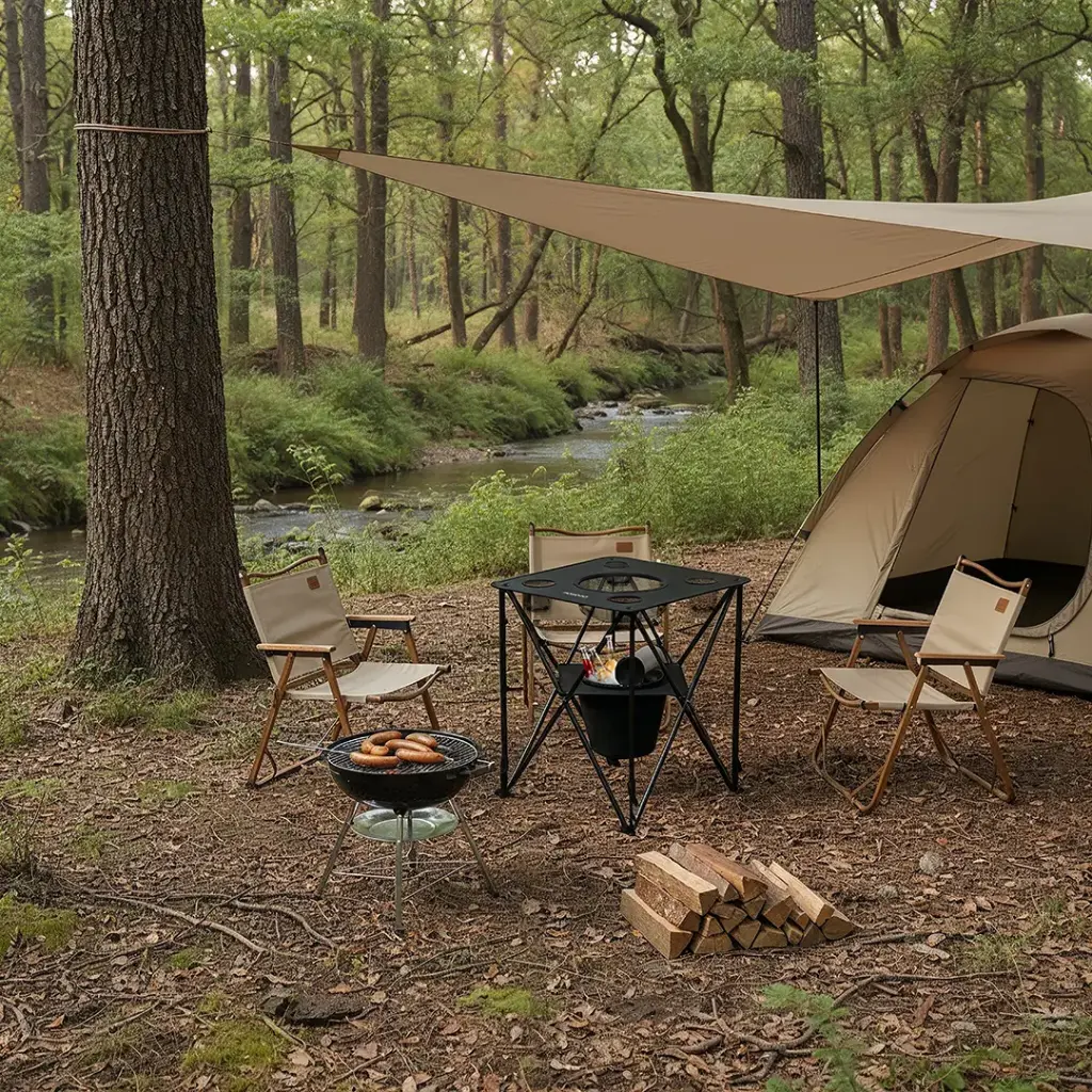 Porodo Lifestyle Outdoor Companion Foldable Camping Table 7 Porodo Lifestyle Outdoor Companion Foldable Camping Table - Image 7
