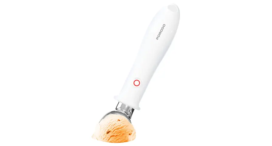 Porodo Lifestyle Rechargeable Heated Ice-Cream Scoop with Safety Switch Lock 1 Porodo Lifestyle Rechargeable Heated Ice-Cream Scoop with Safety Switch Lock