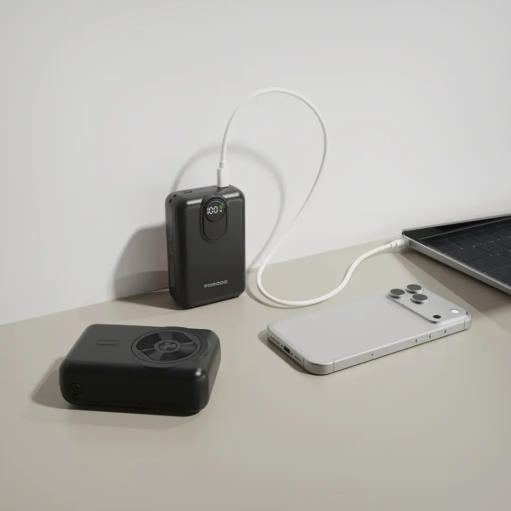 Porodo Magnex 20000mAh MagSafe Power Bank with USB-C & Lightning Port 5 Porodo Magnex 20000mAh MagSafe Power Bank with USB-C & Lightning Port - Image 5