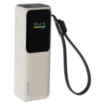 Porodo Smart Display 20000mAh Power Bank with Built-In Type-C Cable