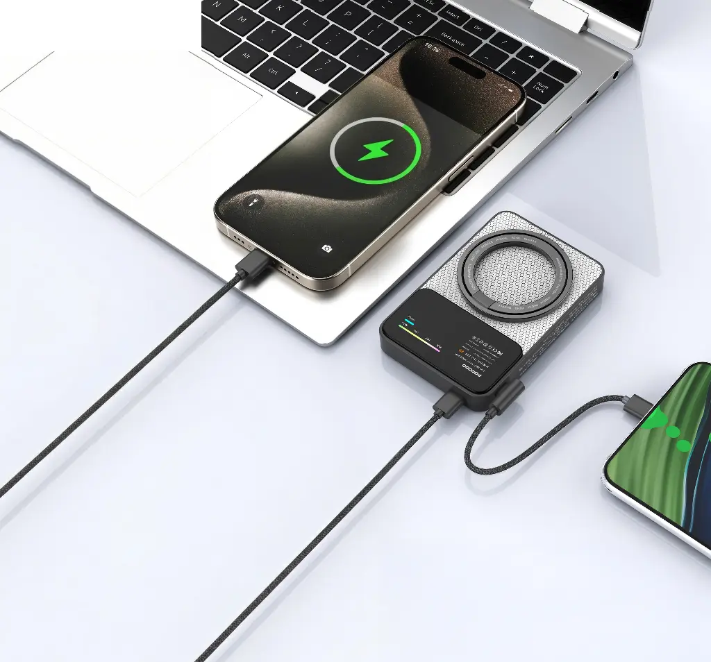 Porodo Yas 10000mAh Power Bank Magsafe Charging 5 Porodo Yas 10000mAh Power Bank Magsafe Charging - Image 5