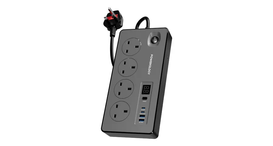 Powerology 4AC 2990W Power Strip 1 Powerology 4AC 2990W Power Strip