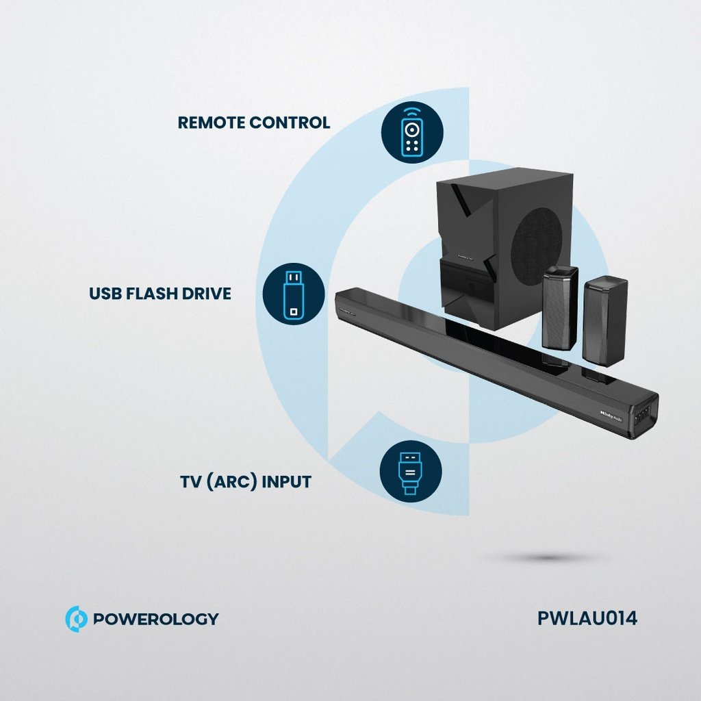 Powerology 5.1CH Home Theater System 3 Powerology 5.1CH Home Theater System - Image 3