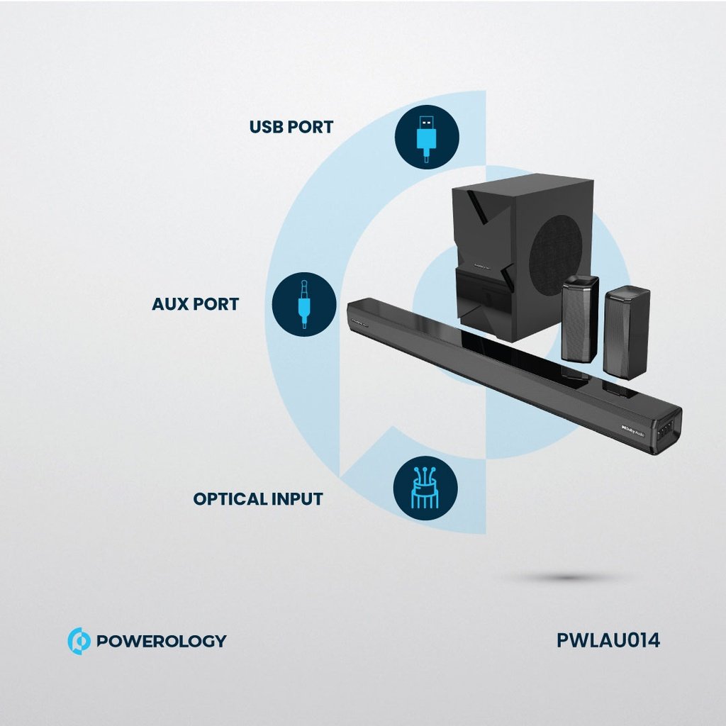 Powerology 5.1CH Home Theater System 4 Powerology 5.1CH Home Theater System - Image 4