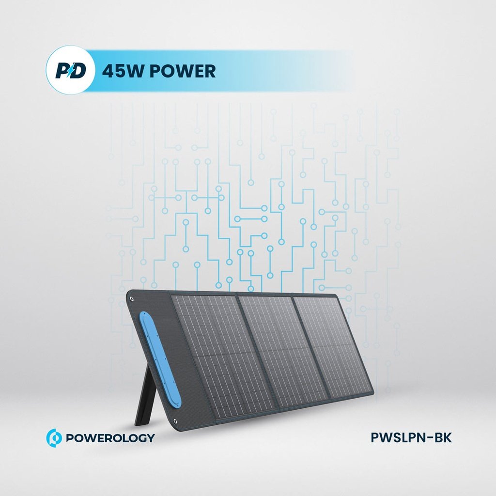 Powerology 60W Mono-Crystalline Solar Panel- Black 7 Powerology 60W Mono-Crystalline Solar Panel- Black - Image 7