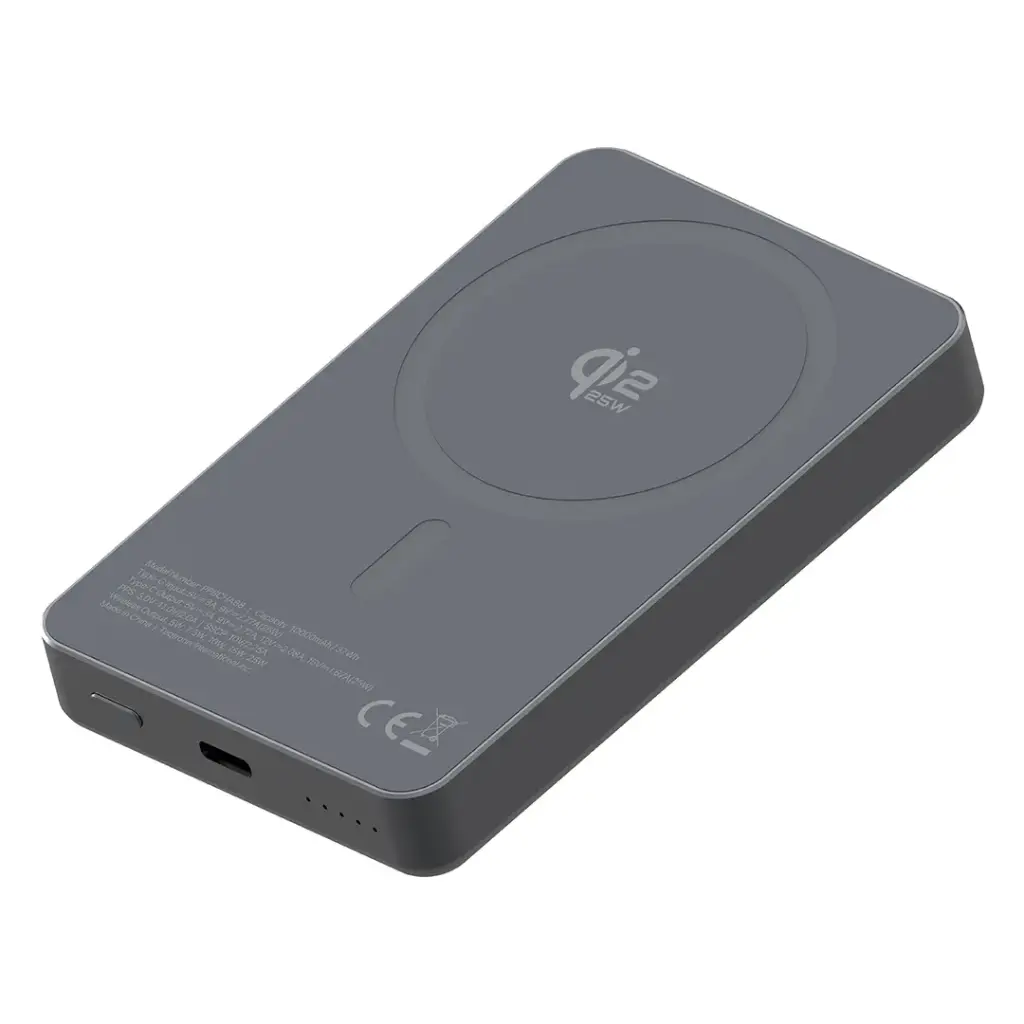 Powerology Blanc25 10000mAh MagSafe Power Bank 5 Powerology Blanc25 10000mAh MagSafe Power Bank - Image 5