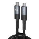 Powerology Braided 240W USB 4.0 Type-C to Type-C Fast Charging Cable 2M