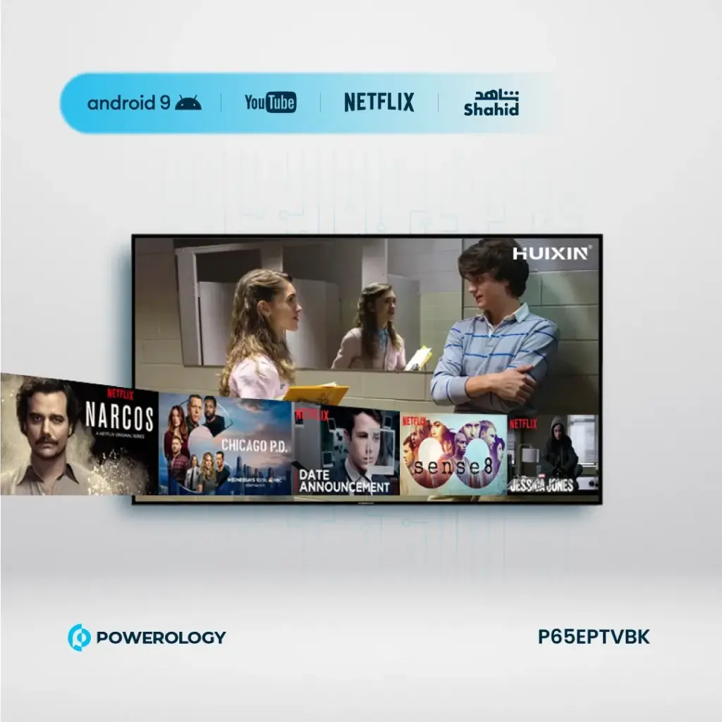 Powerology Break-Proof Android Smart TV 65" 5 Powerology Break-Proof Android Smart TV 65" - Image 5