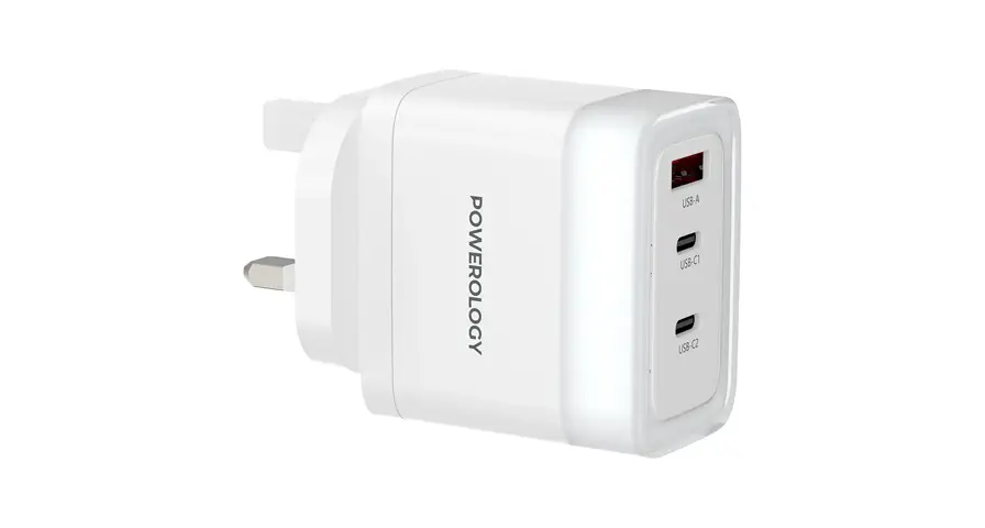 Powerology Lunex Series Fast Charging Adapter PD 65W 1 Powerology Lunex Series Fast Charging Adapter PD 65W
