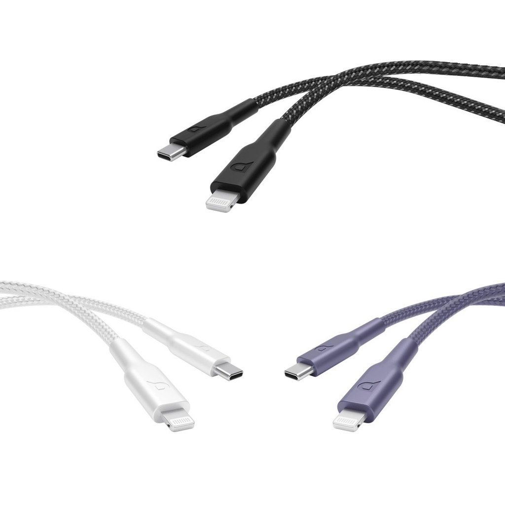 Powerology New Braided Type-C to Lightning Cable 1.2M PD 60W - Image 2