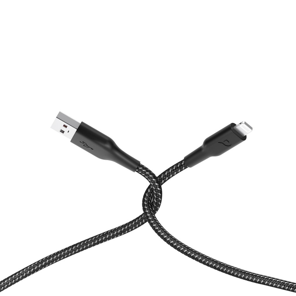 Powerology New Braided USB-A to Lightning Cable 1.2M 3 Powerology New Braided USB-A to Lightning Cable 1.2M - Image 3