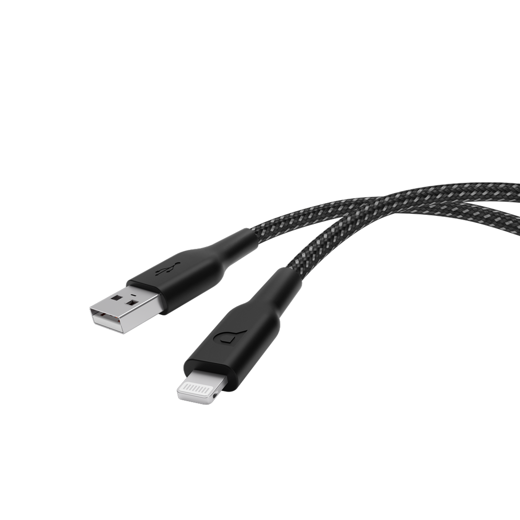 Powerology New Braided USB-A to Lightning Cable 1.2M 2 Powerology New Braided USB-A to Lightning Cable 1.2M - Image 2