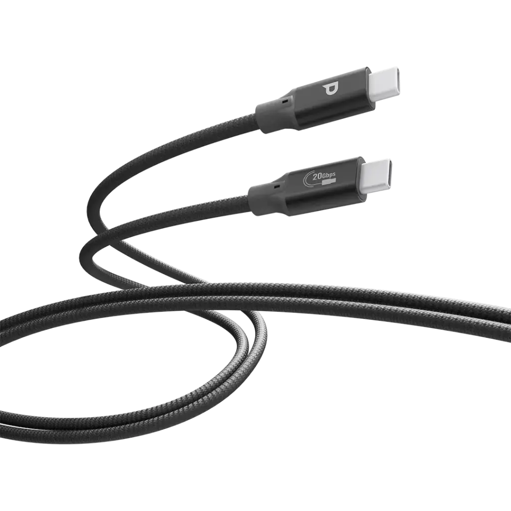 Powerology Power Sync Weave 240W USB-C to USB-C 3m Cable 2 Powerology Power Sync Weave 240W USB-C to USB-C 3m Cable - Image 2