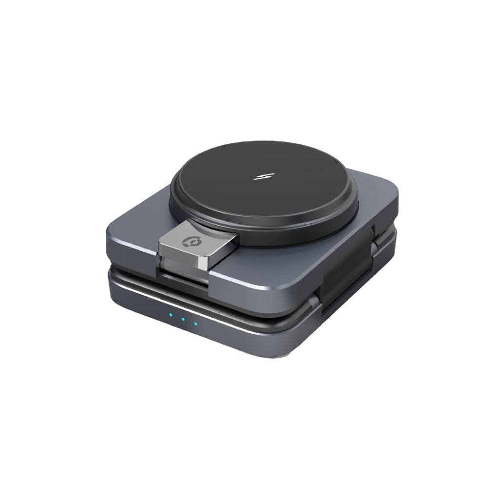 Powerology Qi2-15W Magsafe iPH15 Multi-Device Charging Stand 3 Powerology Qi2-15W Magsafe iPH15 Multi-Device Charging Stand - Image 3