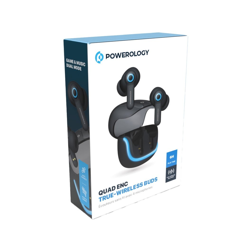 Powerology Quard Mic ENC TWS Earphone 6 Powerology Quard Mic ENC TWS Earphone - Image 6