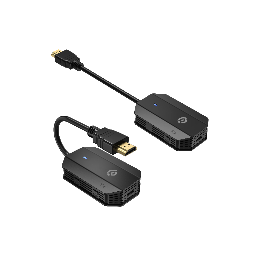 Powerology Wireless HDMI Mirroring Adaptor Pair with USB-C Cable Full HD 1080P 2 Powerology Wireless HDMI Mirroring Adaptor Pair with USB-C Cable Full HD 1080P - Image 2