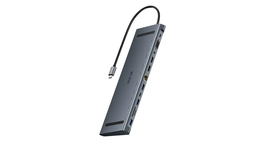 Green Lion 12-in-1 4K HDMI Ethernet USB-C Hub 1 Green Lion 12-in-1 4K HDMI Ethernet USB-C Hub