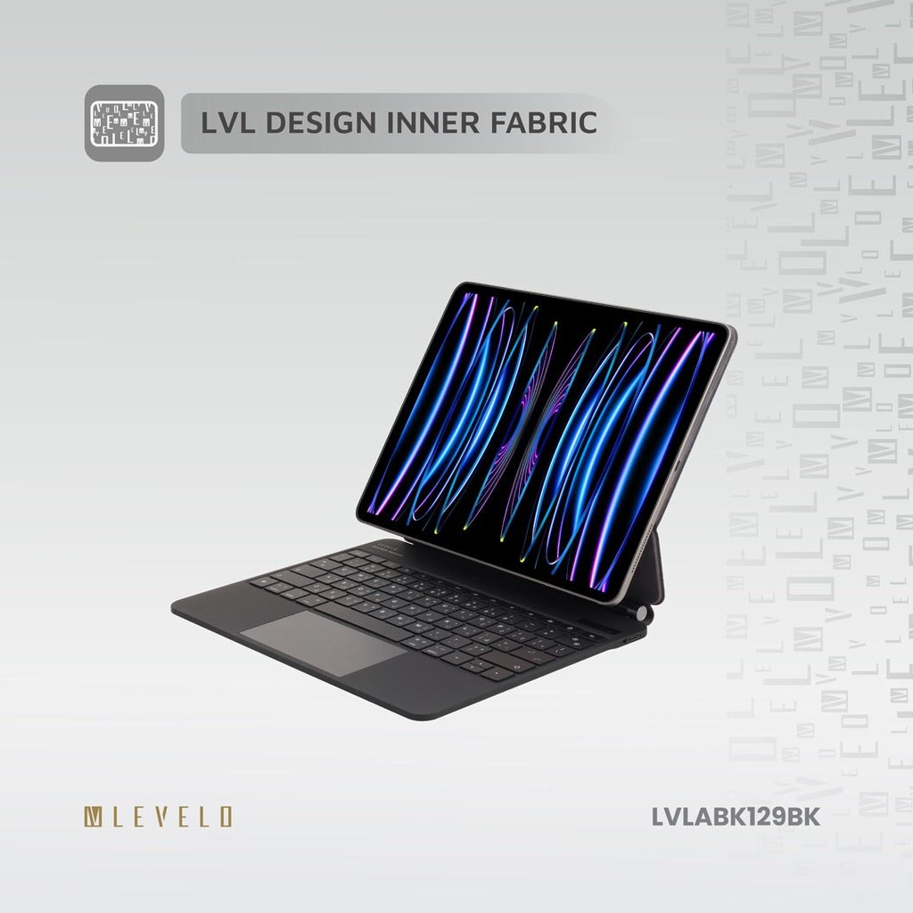 Levelo AeroBoard Saffanio Leather Wireless Keyboard For iPad Pro 12.9" (2022) & 13" (2024) 7 Levelo AeroBoard Saffanio Leather Wireless Keyboard For iPad Pro 12.9" (2022) & 13" (2024) - Image 7