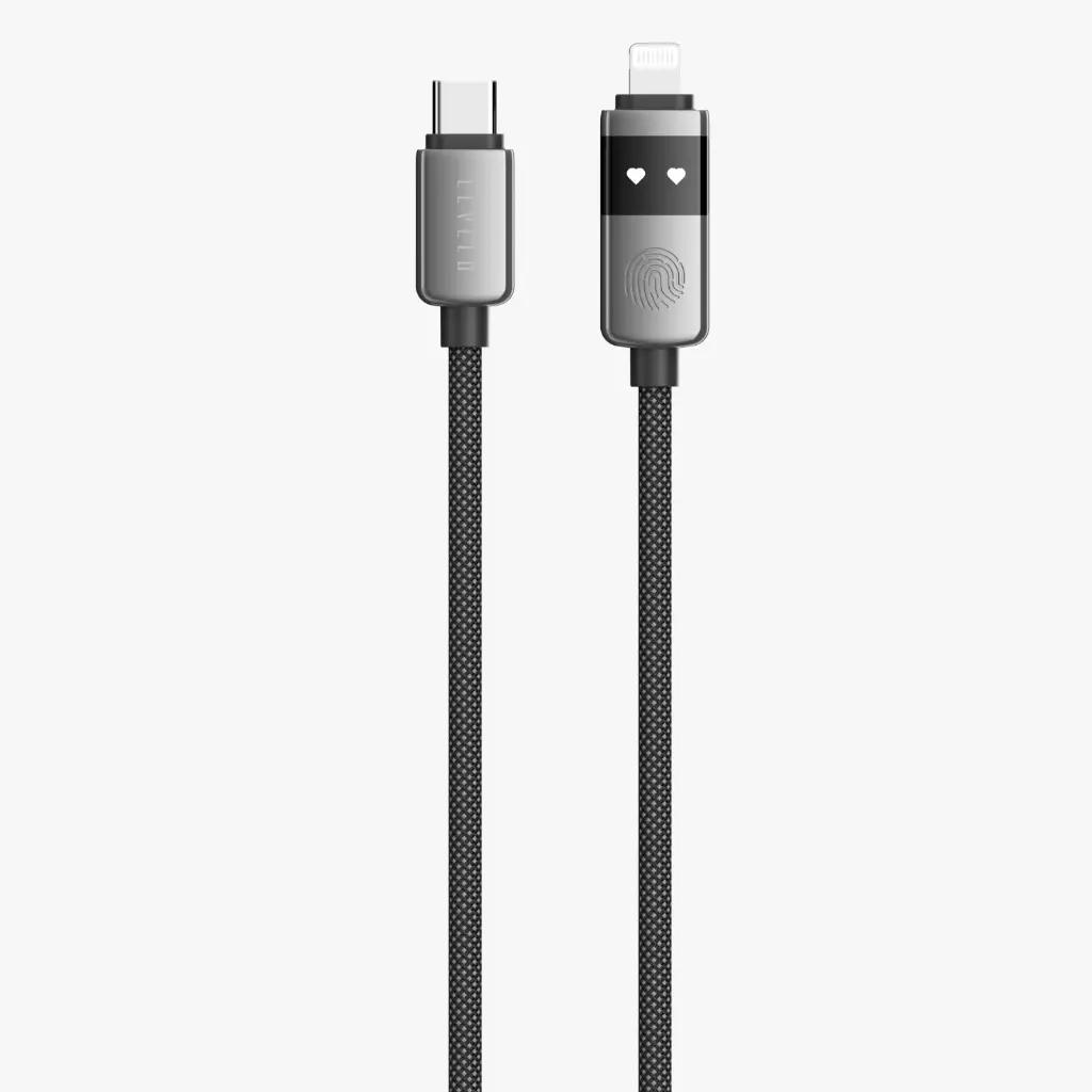 Levelo Auge Smart Charge & Sync Cable USB -C To Lightning 1 Levelo Auge Smart Charge & Sync Cable USB -C To Lightning