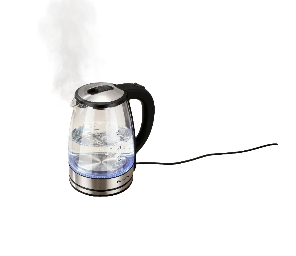 PORODO PYRO ELECTRIC GLASS KETTLE - Clear 5 PORODO PYRO ELECTRIC GLASS KETTLE - Clear - Image 5