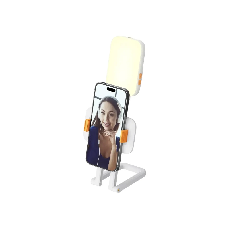 Porodo Lifestyle LumiSnap Foldable RGB Fill Light with Phone Stand 1 Porodo Lifestyle LumiSnap Foldable RGB Fill Light with Phone Stand